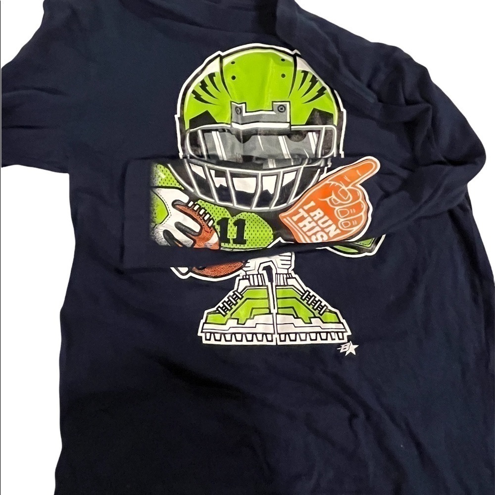 𝅺BROTHERS brand by Justice boys football shirt in size 7 - Picture 2 of 6